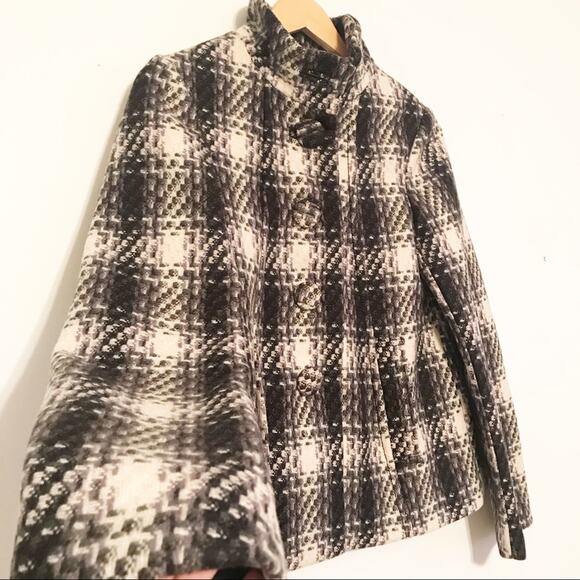 H&M cream/blk/gray jacket SZ 6 - Picture 3 of 8